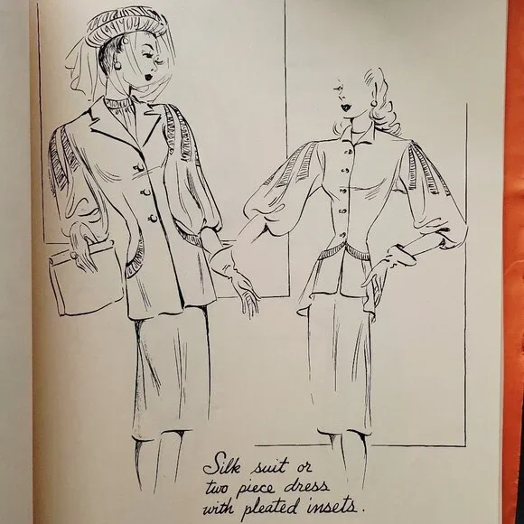 ๐Vintage 1946 Spring Illustrated Fashion Booklet The Originator Vol V - Picture 6 of 7